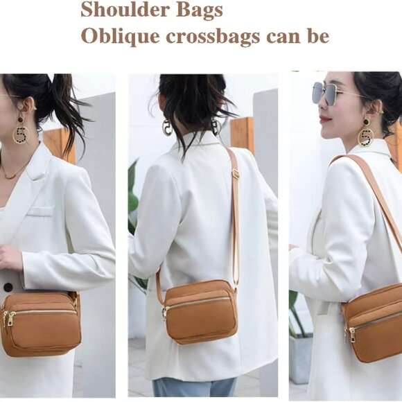 for Women Purses and Handbags Women's Casual Messenger Bag Waterproof Black Cros - Picture 5 of 6